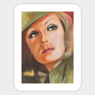 Greta Garbo Sticker